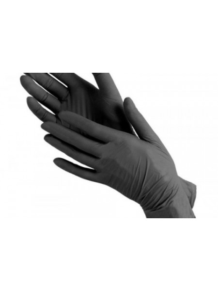 Перчатки нитриловые плотные Safe Care черные